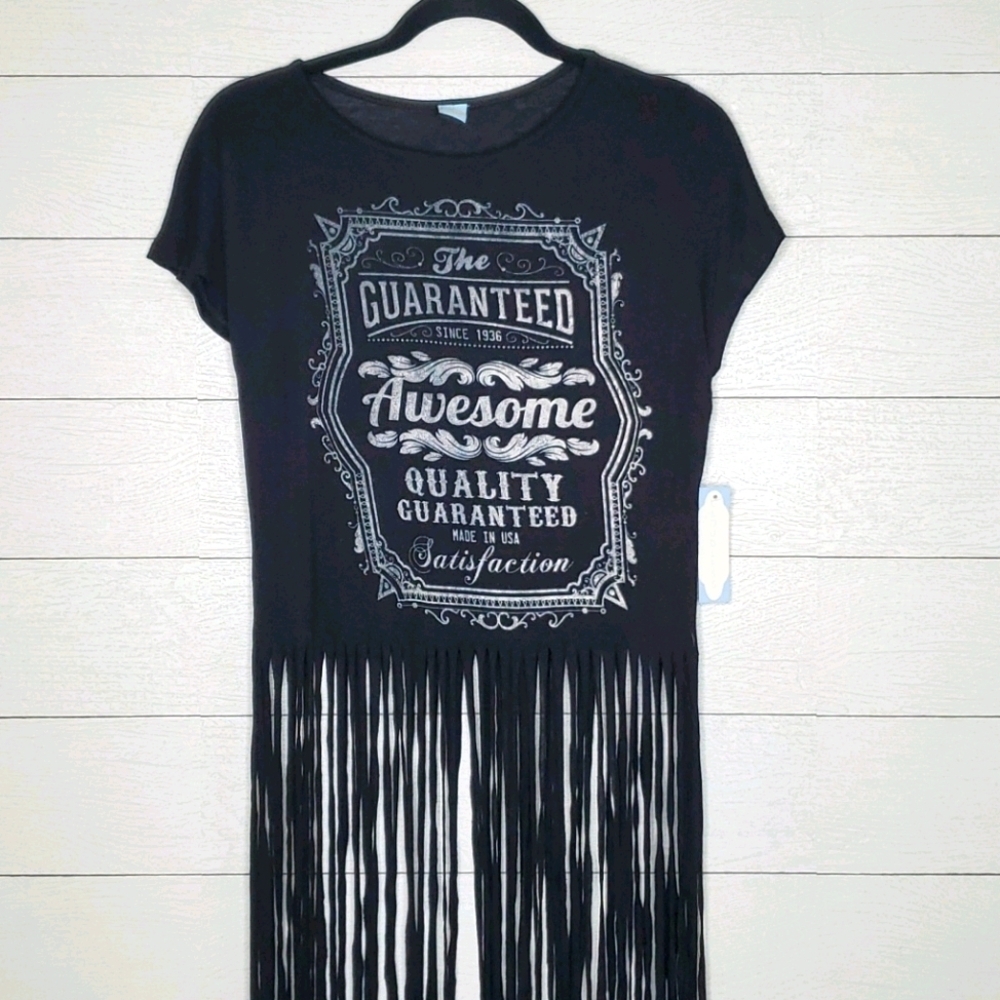 CLOUDLESS | FRINGE TEE - Picture 2 of 4